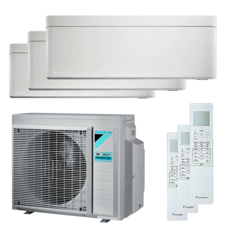 Daikin Stylish Test-Split-Klimaanlage 7000+7000+15000 BTU Inverter A++ WLAN