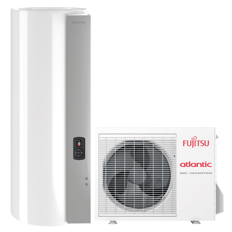 Warmwasserbereiter Atlantic Calypso Split Inverter-Wärmepumpen-Warmwasserbereiter 200 L Klasse A+ R3