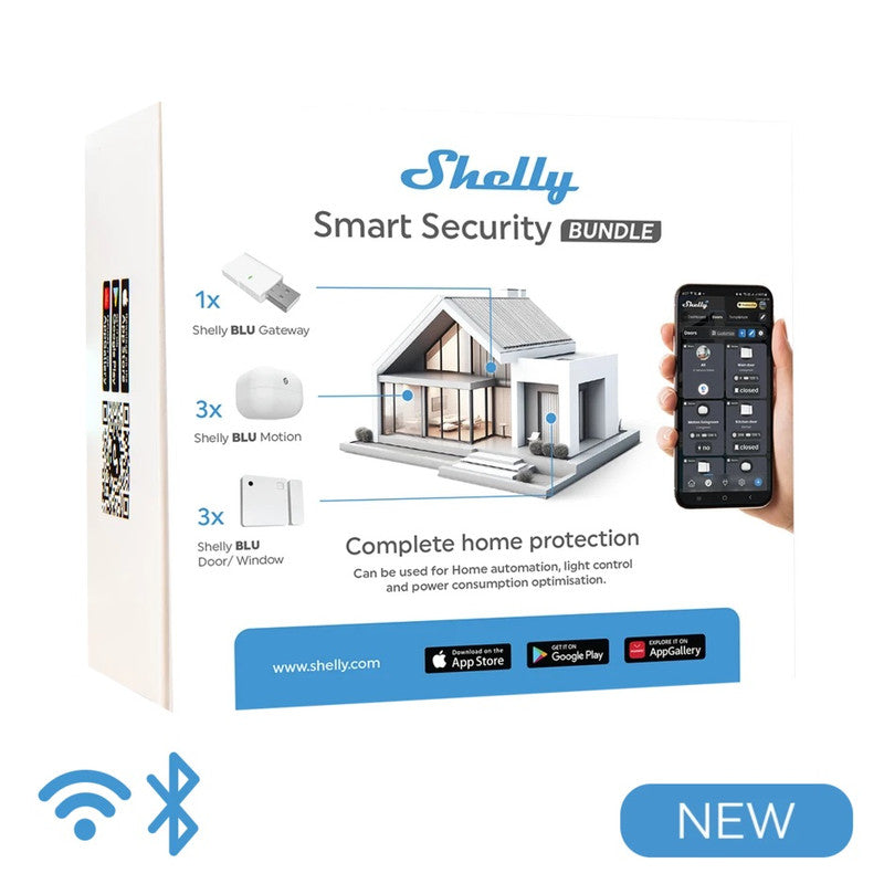Sma Shelly Smart Blu Bundle 1 – Bluetooth-Sensor-Kit + Hub