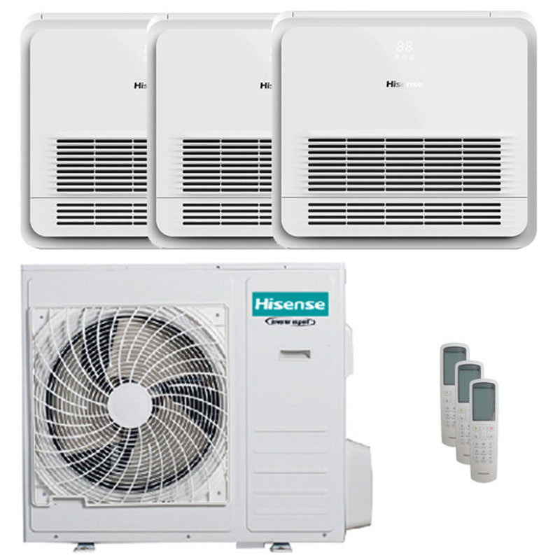 Hisense Console AKT Test-Split-Klimaanlage 12000+18000+18000 BTU Inverter A+