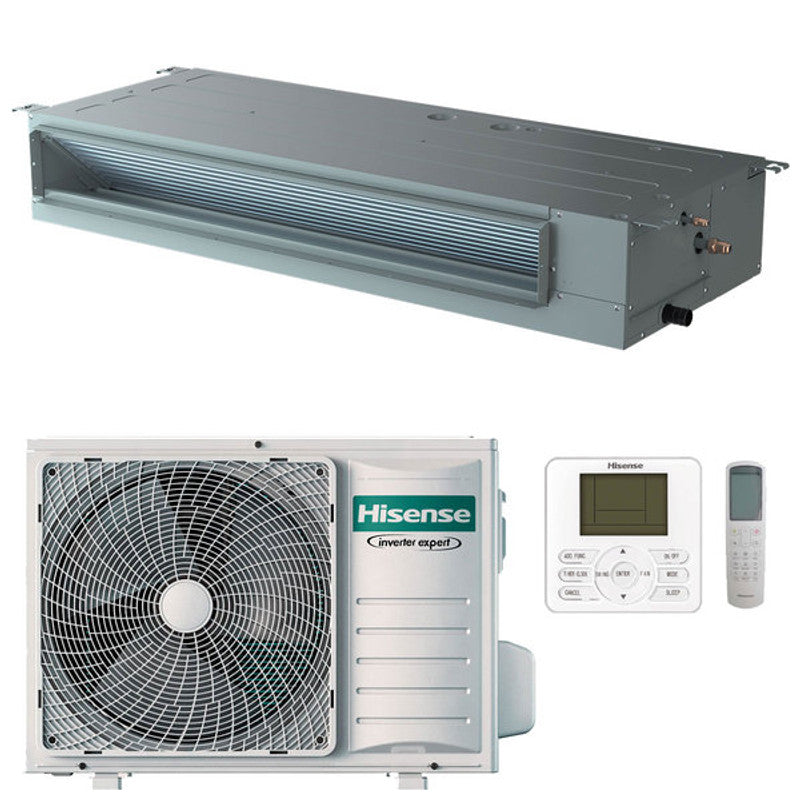 Hisense Kanalklimaanlage ADT 12000 BTU R32 Turbo Inverter A++