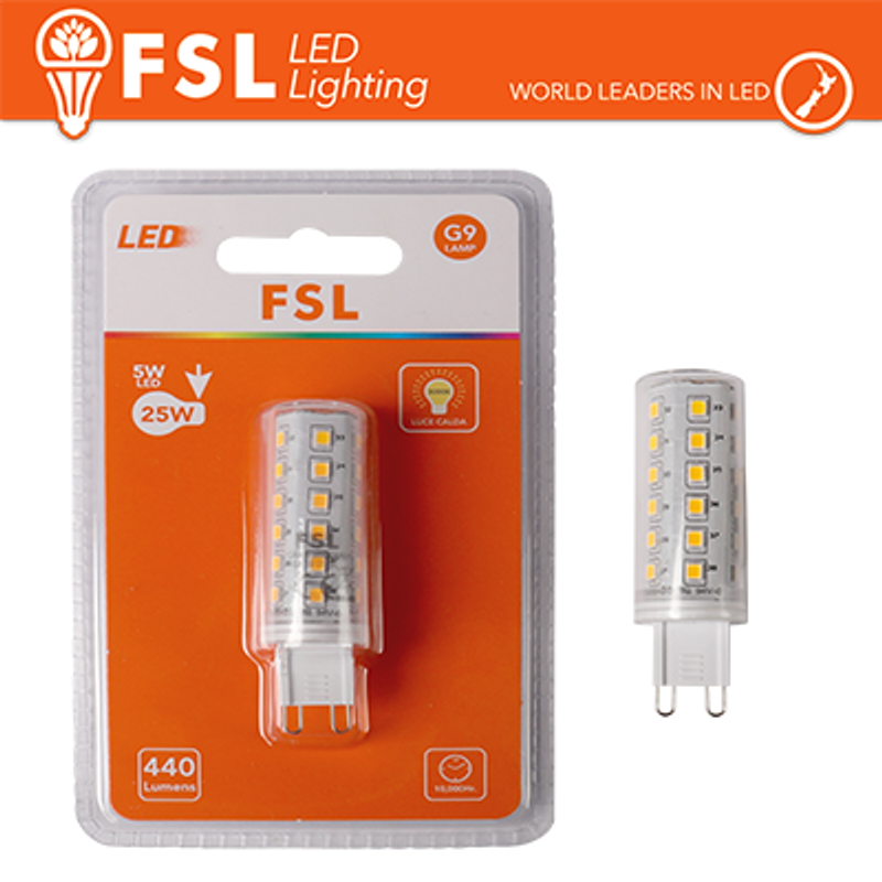 Lampadina G9-Glühbirne – 5 W, 4000 K