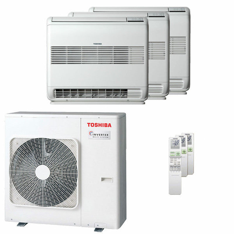 Toshiba Console J2 Test-Split-Klimaanlage 9000+12000+12000 BTU Inverter A+++