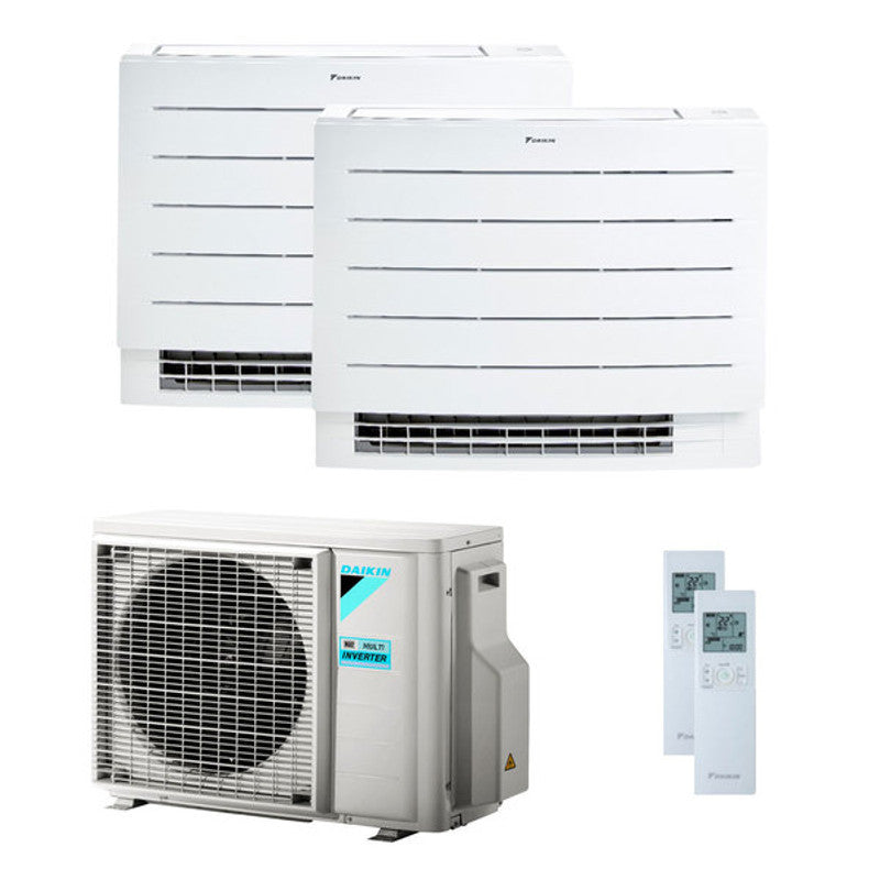 Daikin Perfera Floor Dual-Split-Klimaanlage 9000+9000 BTU Inverter A++ WLAN u