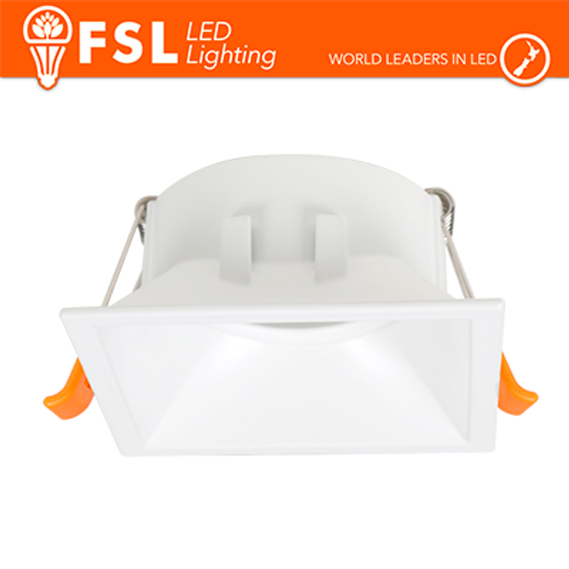Ring QUARDATA verstellbarer Ring – Pulverbeschichtetes Aluminium, Loch 80*80 mm WEISS
