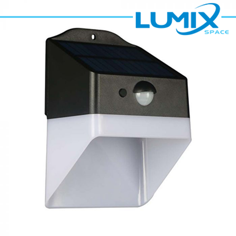 Beleuchtung Kabellose LED-Solarwandleuchte mit Sensoren