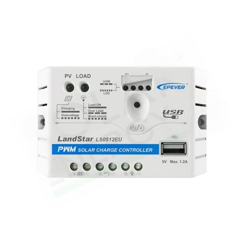 EP SOLAR LANDSTAR EU LS0512EU – PWM-LADECONTROLLER 12V 5A USB