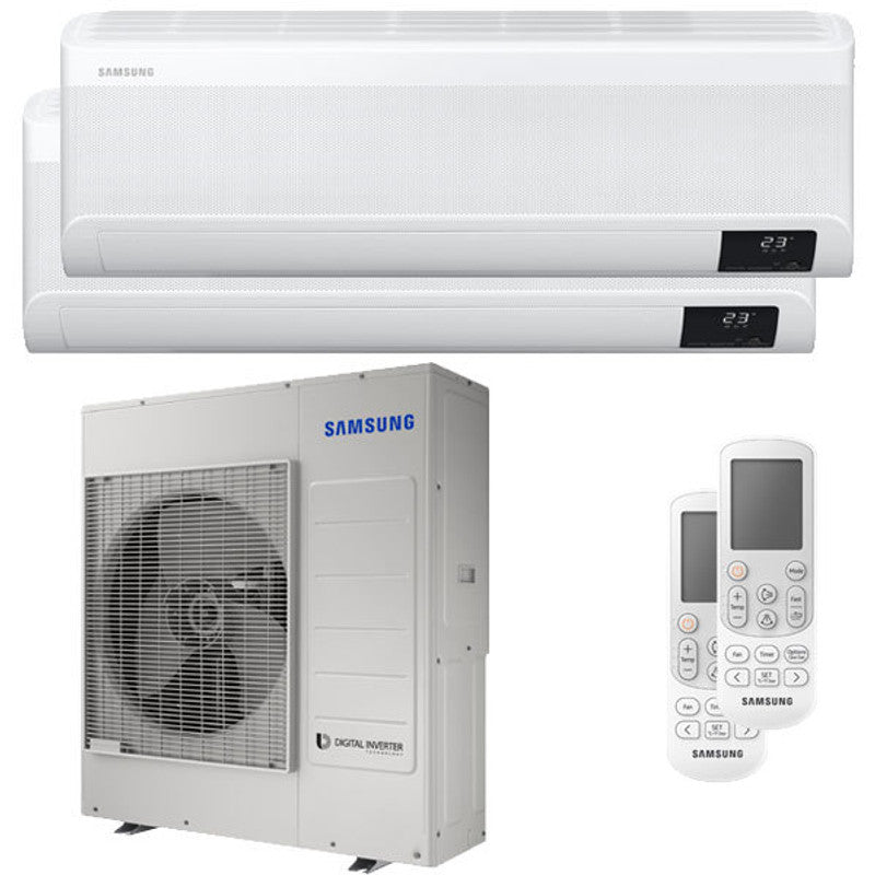 Samsung windfree Avant Dual-Split-Klimaanlage 24000+24000 BTU Inverter A++ wi