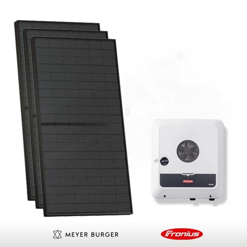 Meyer Burger PHOTOVOLTAIK-KIT 3 kW MEYER BURGER – FRONIUS FÜR DIE LAGERUNG VORBEREITET