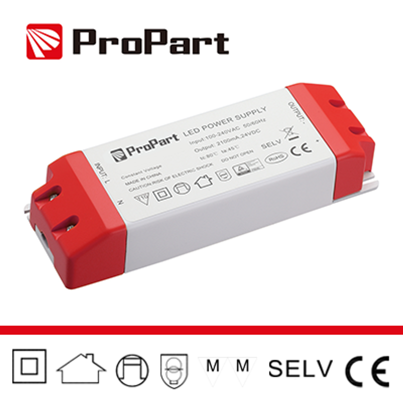 Netzteil IP20-Netzteil 24 V, 72 W, 3 A. Größe: 170 x 57 x 32 mm