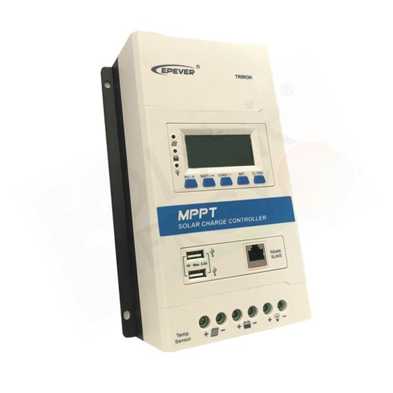 EP SOLAR TRIRON 2206N-2U – LADEREGLER MPPT 20A 12/24V 60 VOC MIT DISPLAY