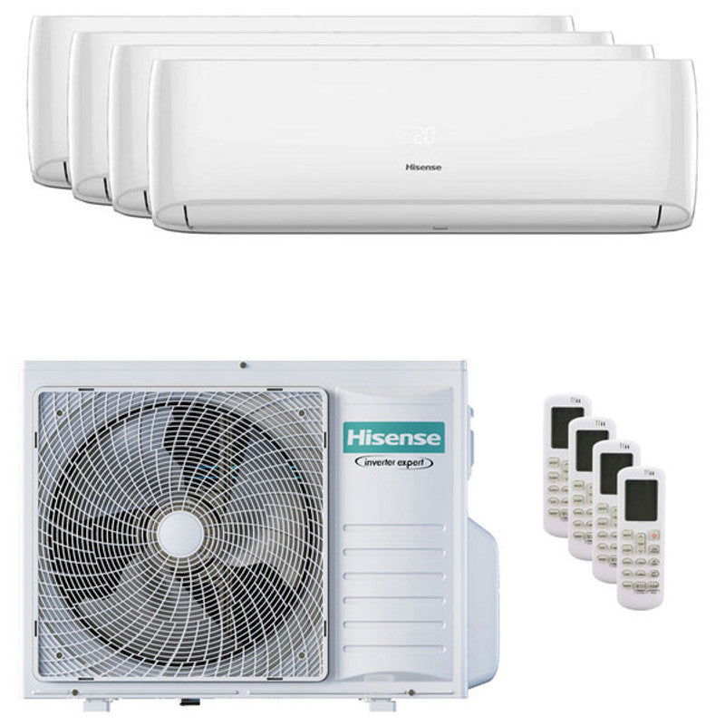 Hisense Hi-Comfort Klimaanlage Split-Panels 7000+9000+9000+9000 BTU Inverter