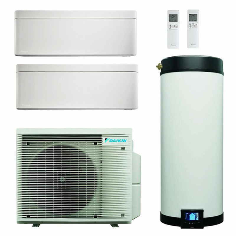 Daikin Multi+ Dual-Split-Klimaanlage und Warmwassersystem – Un