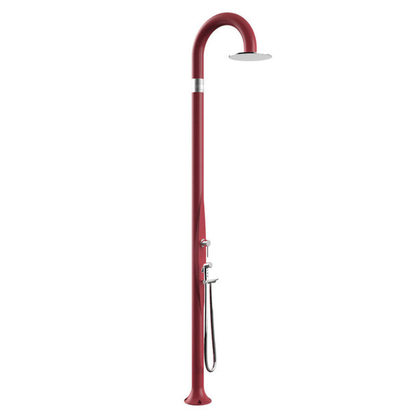 Dusche Arkema Funny Yin Gartendusche mit ausziehbarer Handbrause Rot
