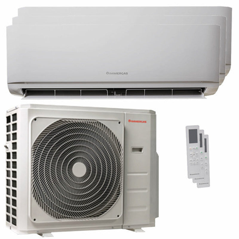Immergas THOR Test-Split-Klimaanlage 12000+12000+12000 BTU Inverter A++-Gerät
