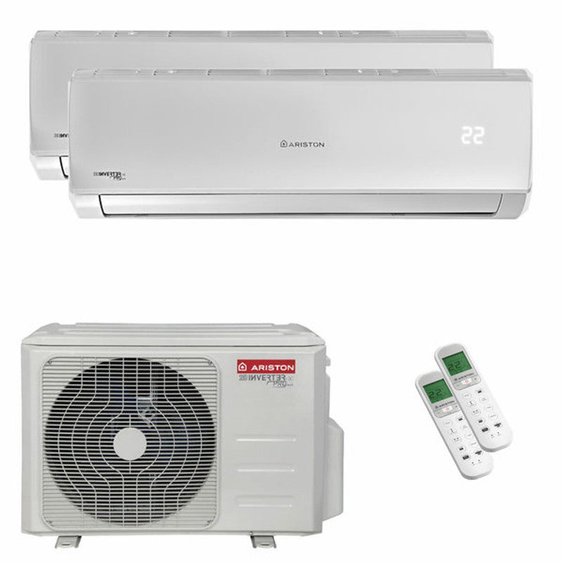 Ariston ALYS R32 Dual-Split-Klimaanlage 12000+12000 BTU Inverter A++ es-Einheit