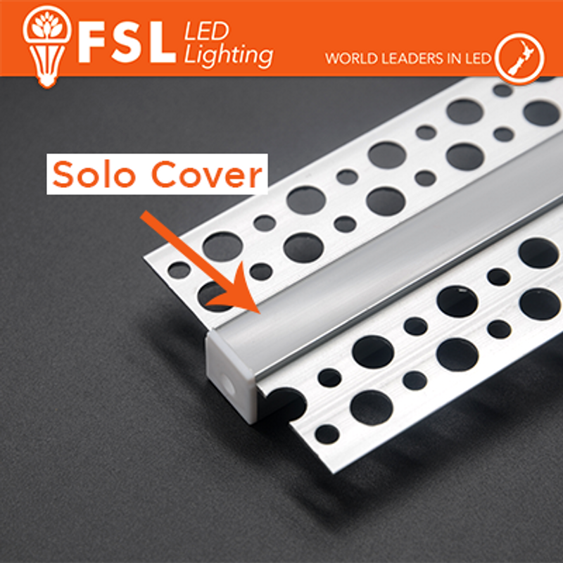 Cover OPALABDECKUNG für Gipskarton-Raso-Profil – 2 Meter