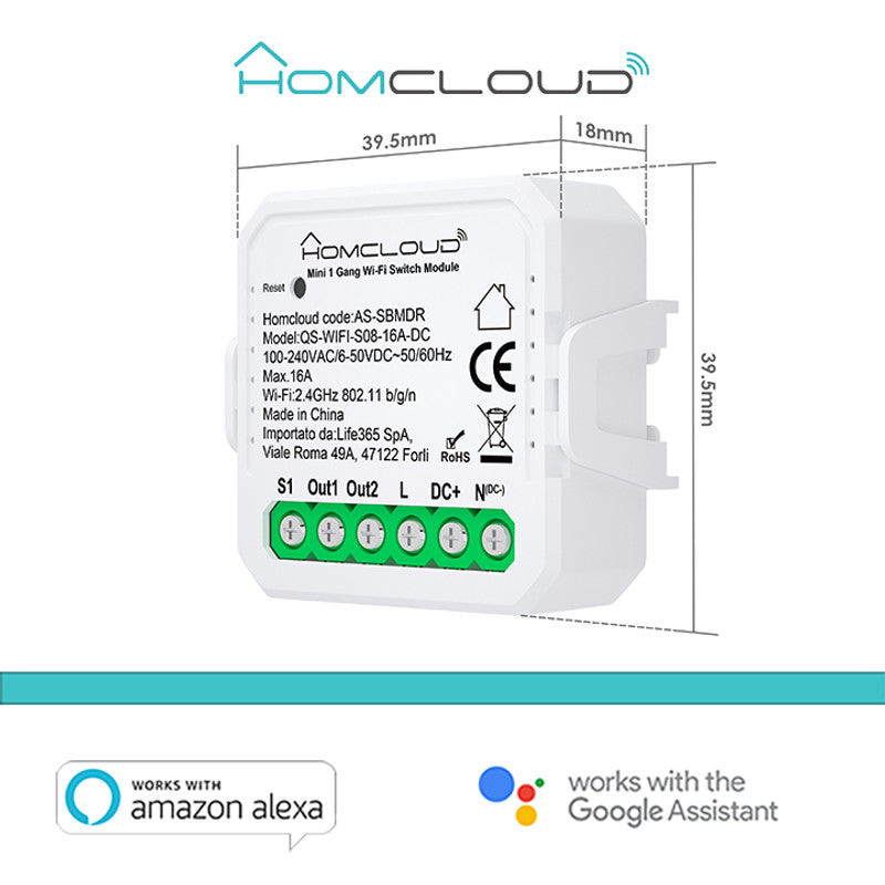 Modul Mini-AC/DC-WLAN-Schalter-/Tastenmodul