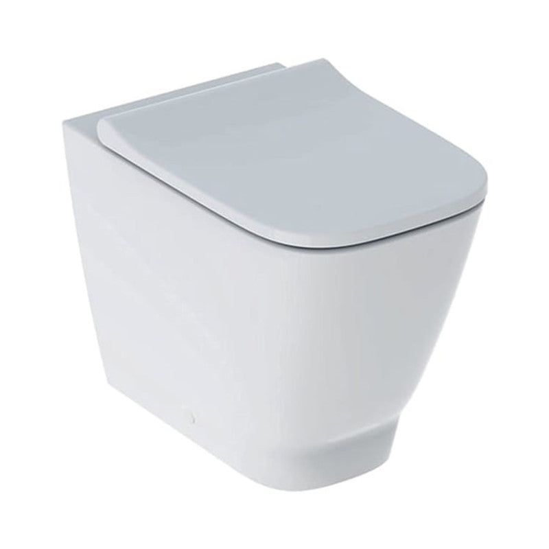 Vaso Geberit Smyle spülrandloses Stand-WC mit Sitz
