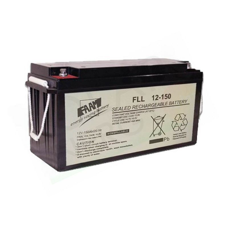 FAAM FLL12-150 – HERMETISCHE SOLARBATTERIE AGM 150AH 12V