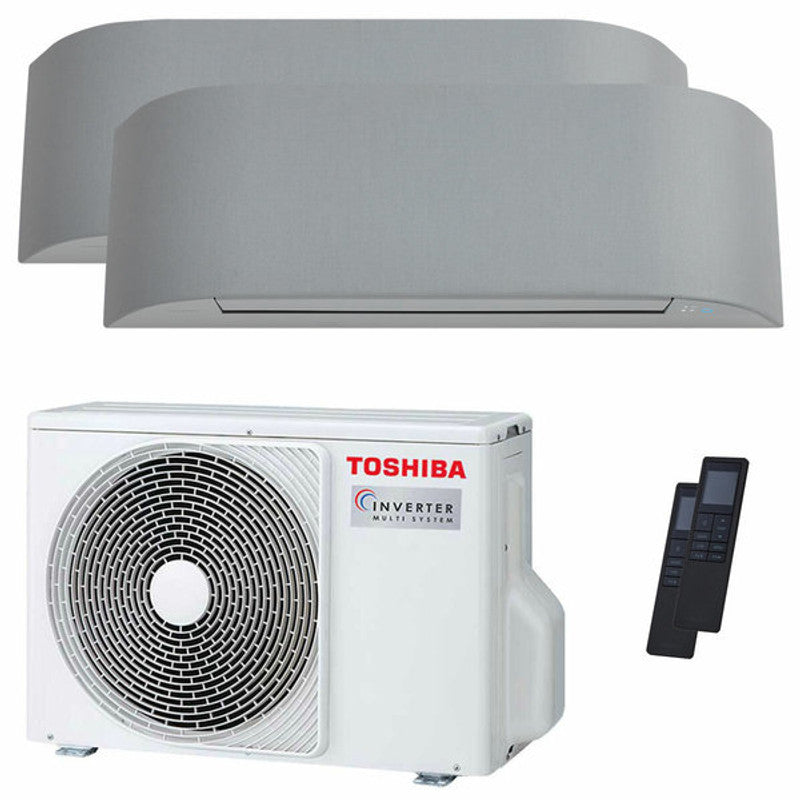 Toshiba Haori Dual-Split-Klimaanlage 9000+9000 BTU Inverter A++ WLAN-Gerät