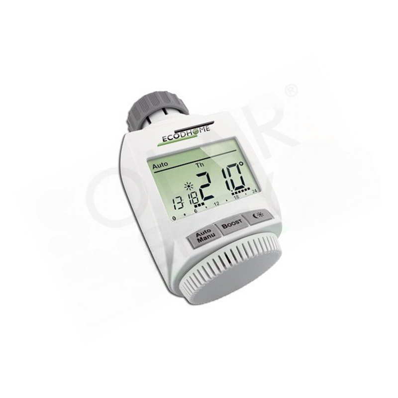 ECODHOME TTD150 – DRAHTLOSER DIGITALER THERMOSTATKOPF
