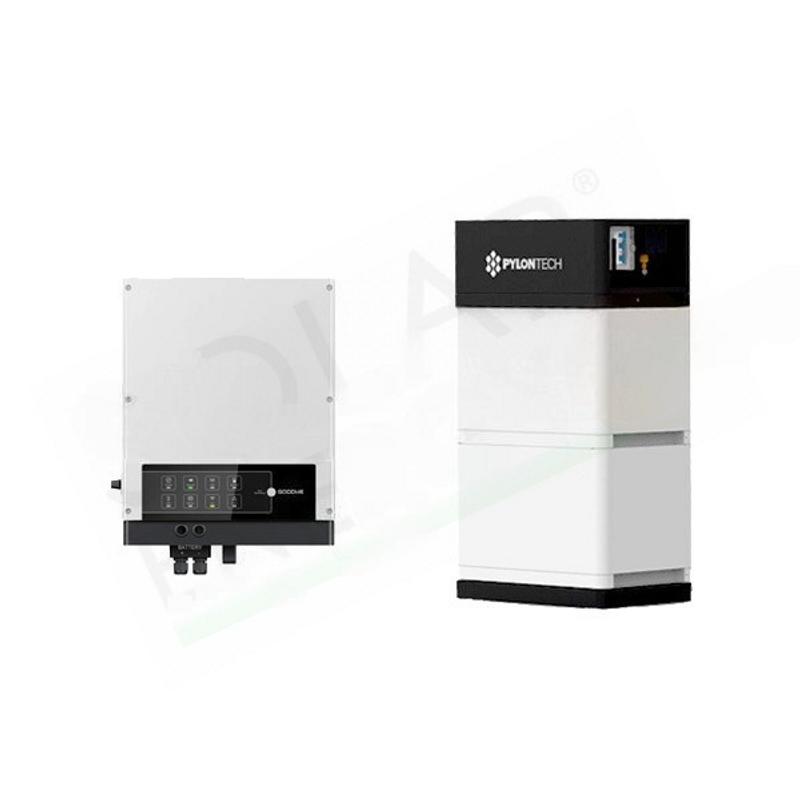 GOODWE PYLONTECH-SPEICHERKIT – GW3648-EM 3-KW-WECHSELRICHTER UND FORCE-L2-7-KW-BATTERIE
