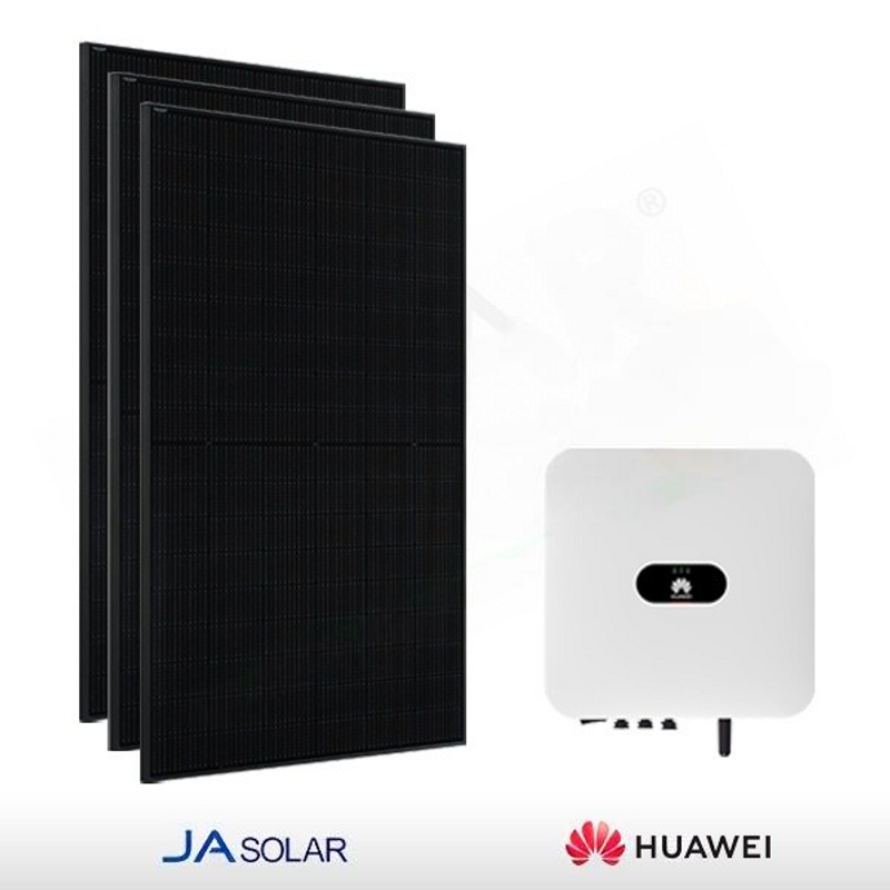 JA Solar 2 KW JA SOLAR PHOTOVOLTAIK-KIT – HUAWEI FÜR DIE LAGERUNG VORBEREITET