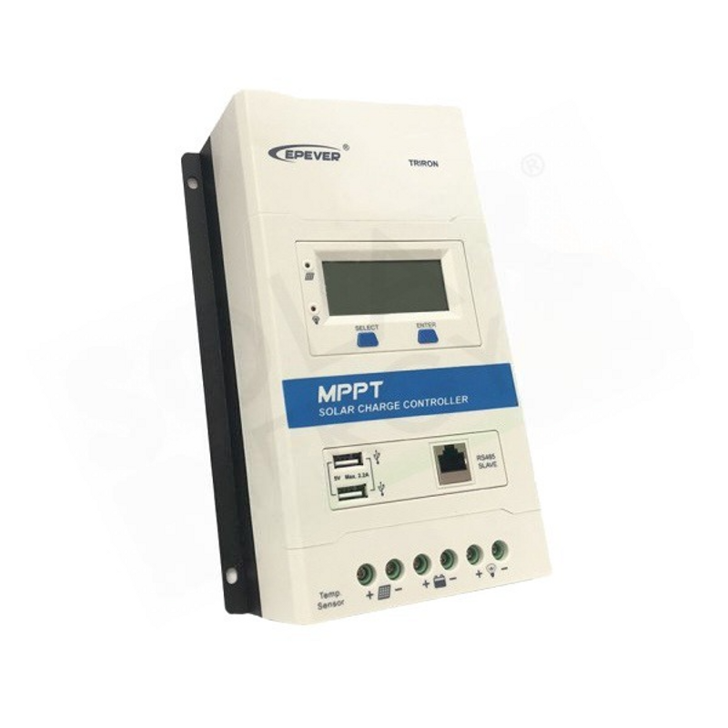 EP SOLAR TRIRON 1206N-1U – LADECONTROLLER MPPT 10A 12/24V MIT DS1-ANZEIGE