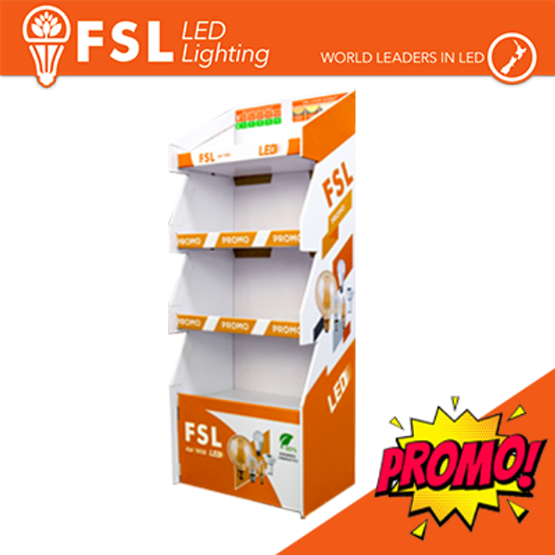 Espositore FSL-Display in italienischer Sprache – Maße: 150 x 58 x 38 cm