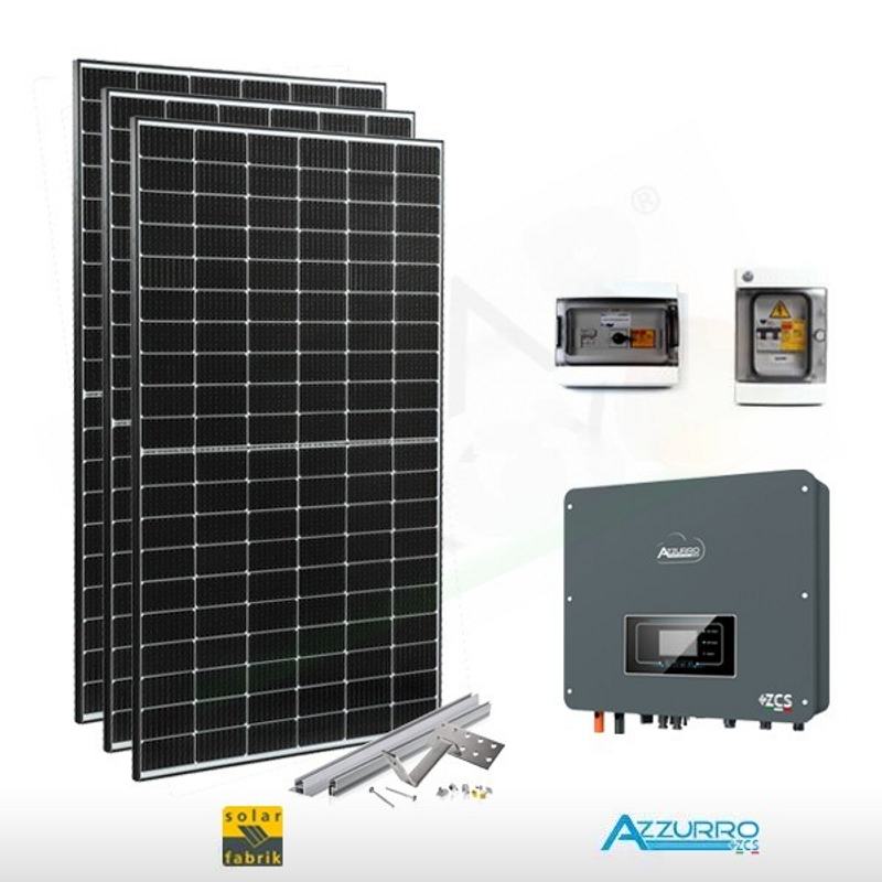 Solar Fabrik PHOTOVOLTAIK-KIT 6,1 KW SOLARFABRIK – ZCS FÜR DIE LAGERUNG VORBEREITET (KOMPLETT)