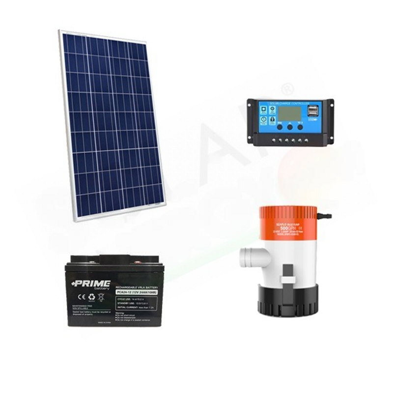 Solar-Kit SOLAR-BEWÄSSERUNGS-KIT 10W 12V HÖHE 2 MT DURCHFLUSS 30 L/M
