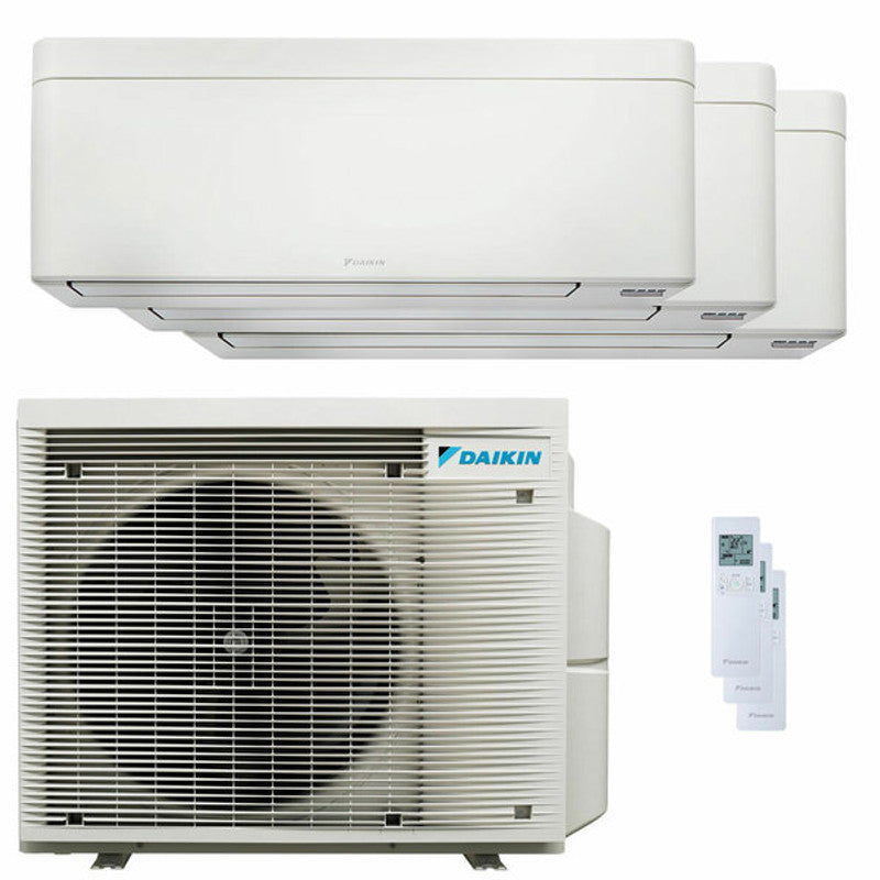 Daikin Stylish White Test-Split-Klimaanlage 9000+12000+18000 BTU Inverter A
