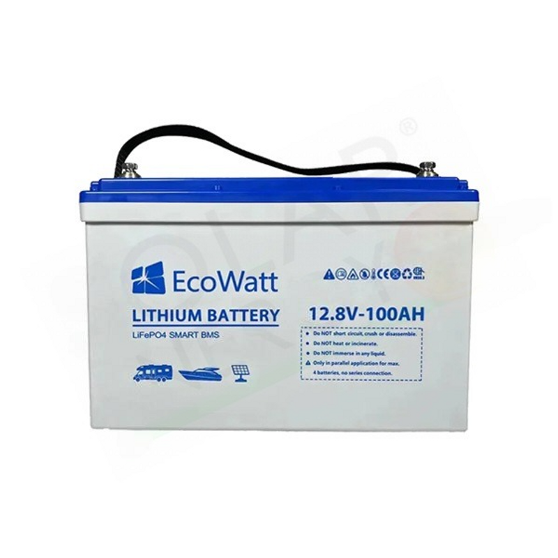 ULTIMATRON FRANCE ECO12-100 – SOLAR-LITHIUMBATTERIE MIT BMS 100AH 12V