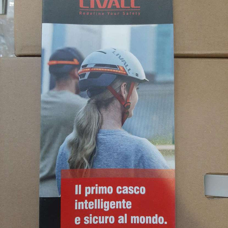 Smart Livall Helme Broschüre ITALIENISCH