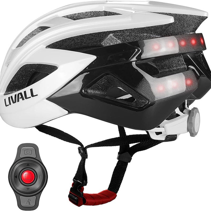 Smart Livall BH60NEO Rennradhelm Weiß -Größe. Einzigartig