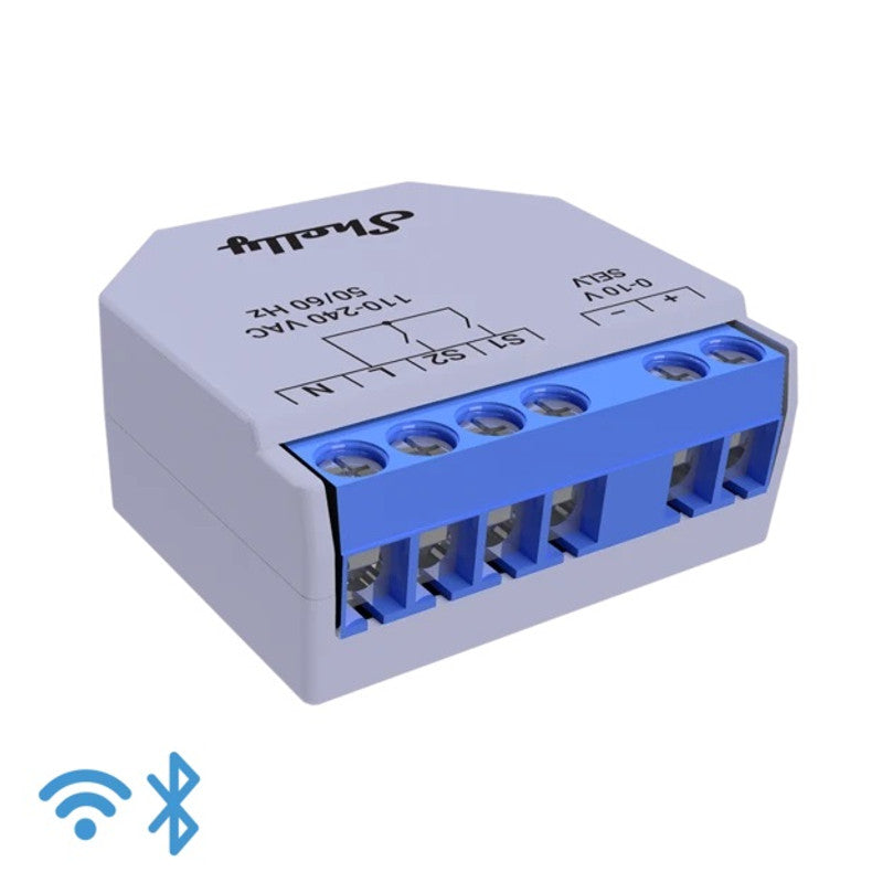 Sma Shelly Plus 0–10 V Dimmer – Smart Dimmer AC 1 Kanal. W-lan