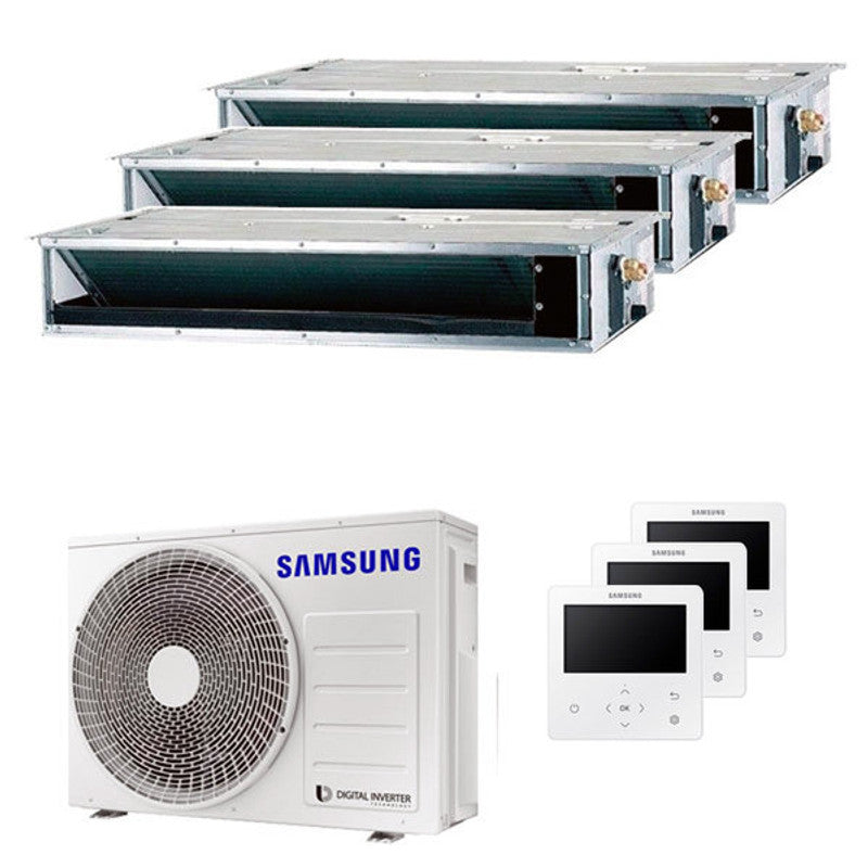 Samsung-Kanal-Test-Split-Klimaanlage 9000+9000+9000 BTU Inverter A+++
