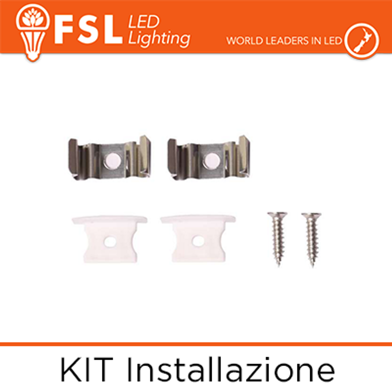 Accessori Installationszubehör für Einbauprofil