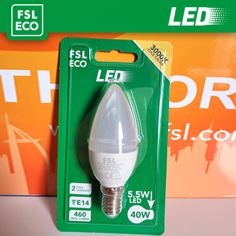 Beleuchtung BLISTER Olivenlampe – 5,5 W 3000 K E14