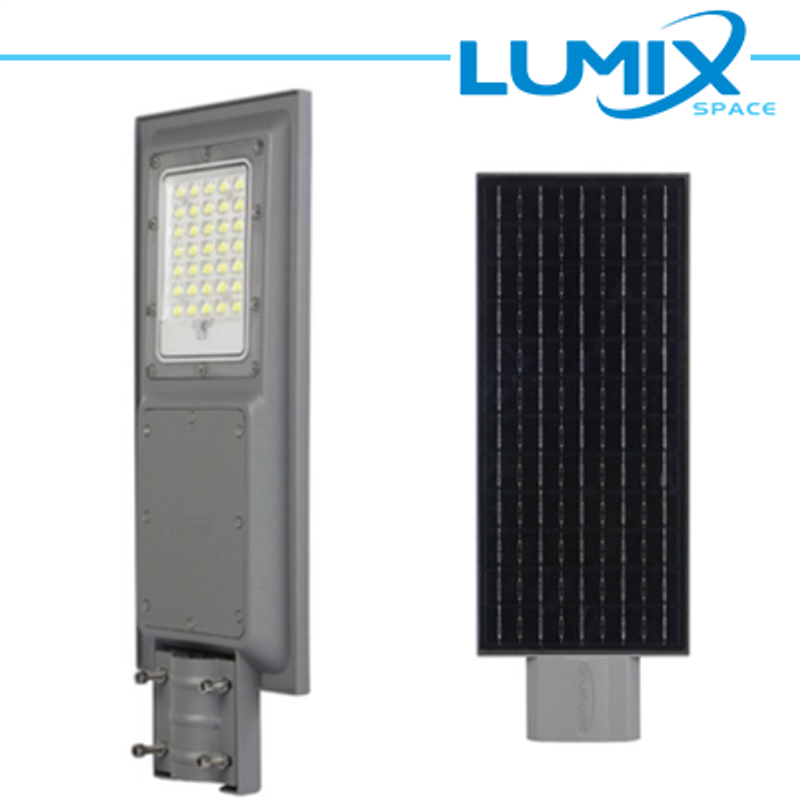 Lampione Solar-LED-Straßenlampe 100 W + Dämmerung + Bewegung