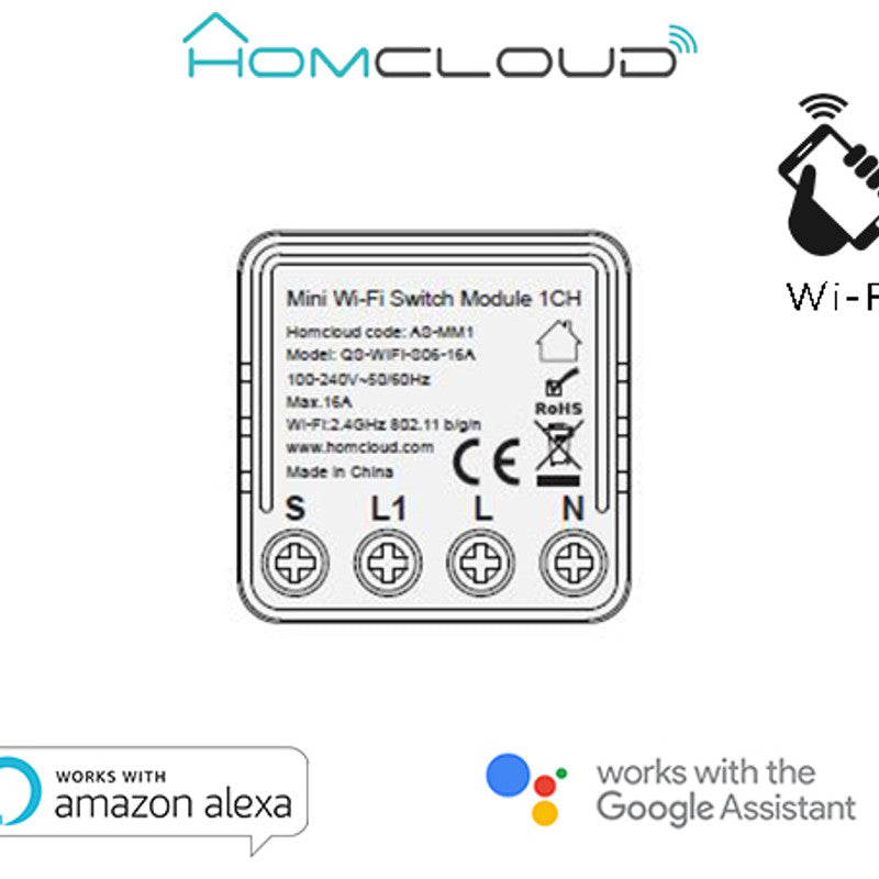 Modul Mini 1CH Wi-Fi Unterputz-Schaltermodul