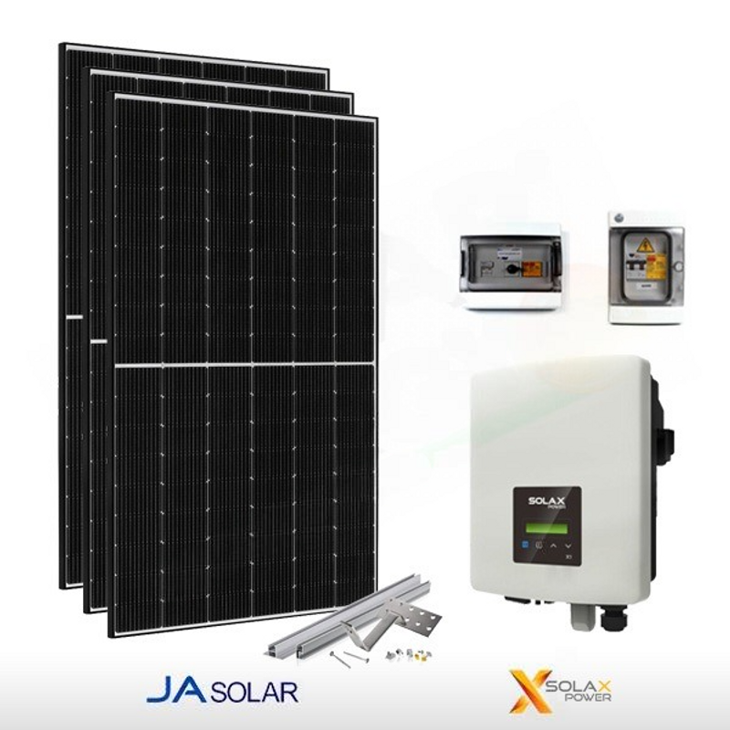JA Solar PHOTOVOLTAIK-KIT 3,3 KW JA SOLAR – SOLAX POWER (KOMPLETT)