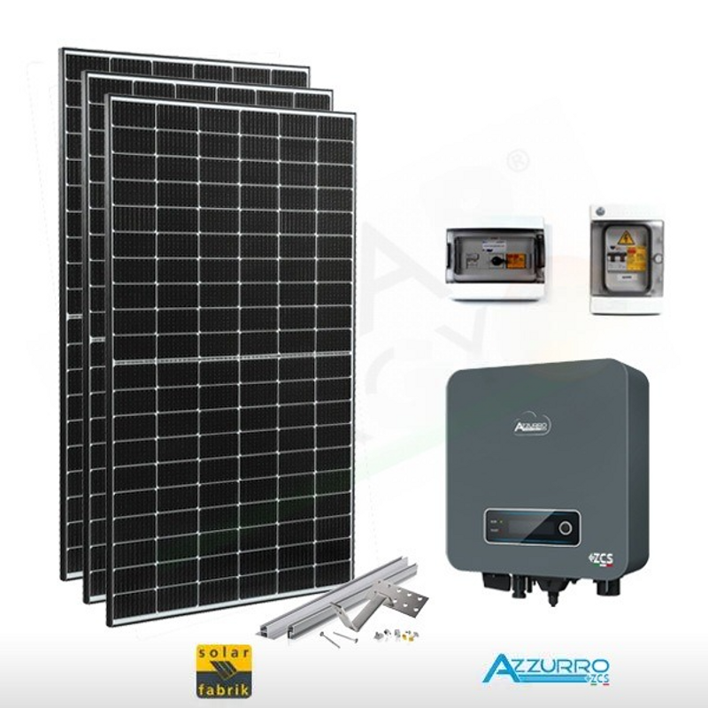 Solar Fabrik PHOTOVOLTAIK-KIT 3,2 KW SOLARFABRIK – ZCS (KOMPLETT)