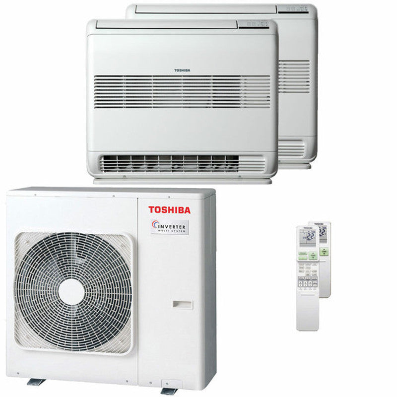 Toshiba Console J2 Dual-Split-Klimaanlage 12000+18000 BTU Inverter A+++-Einheit
