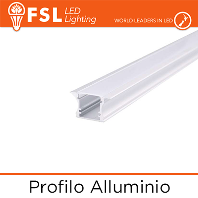 Barra ALUMINIUMBAR 6063 – Einbau – 2 m SILBER