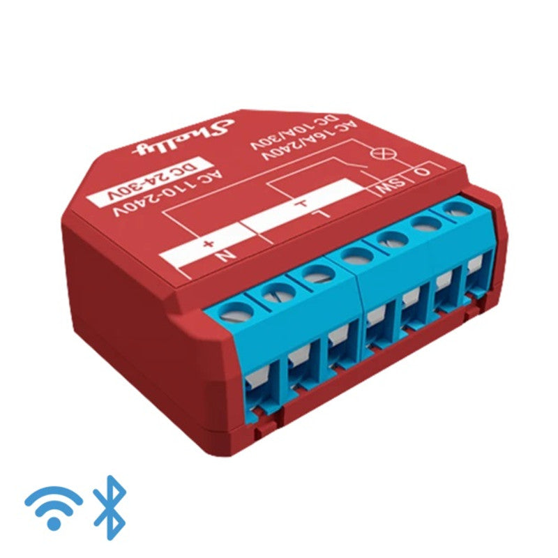 Sma Shelly Plus 1PM – Smart Relay 16A AC/DC WiFi/BT + PM