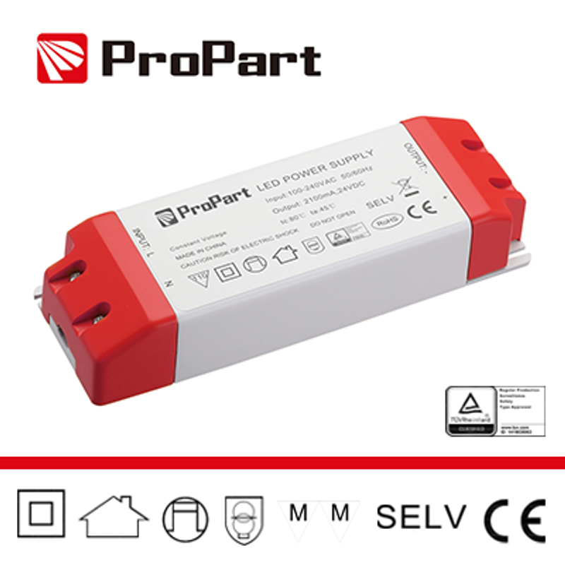Netzteil IP20-Netzteil 24 V, 100 W, 4,16 A. Größe: 180 x 66 x 32 mm