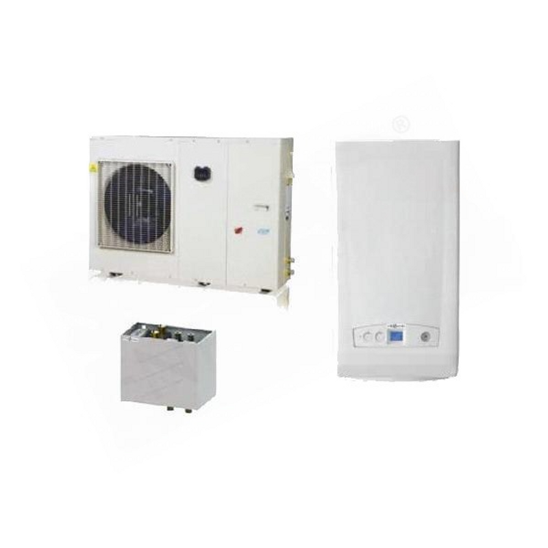 TRIENERGIA THERMO HYBRID KIT – 9KWT WÄRMEPUMPE + 1PH MONOBLOCK + 2 KESSEL
