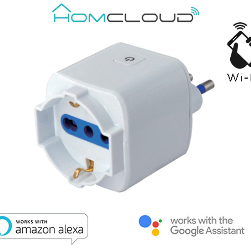 Presa Intelligente 16A italienische Doppelstufen-Schuko-WLAN-Steckdose